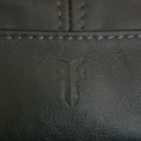 FRYE Black Leather Large Tote Shoulder Bag - Picture 3 of 10